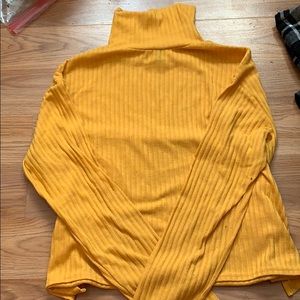yellow turtleneck